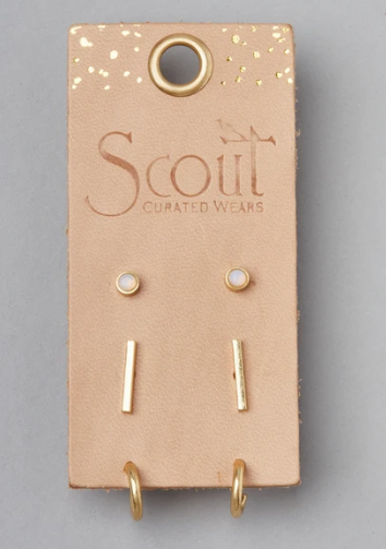 Scarlett Stud Trio - Gold