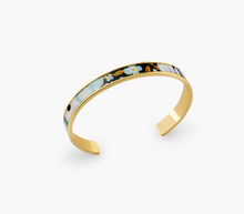 Load image into Gallery viewer, Garden Party Blue Skinny Cuff
