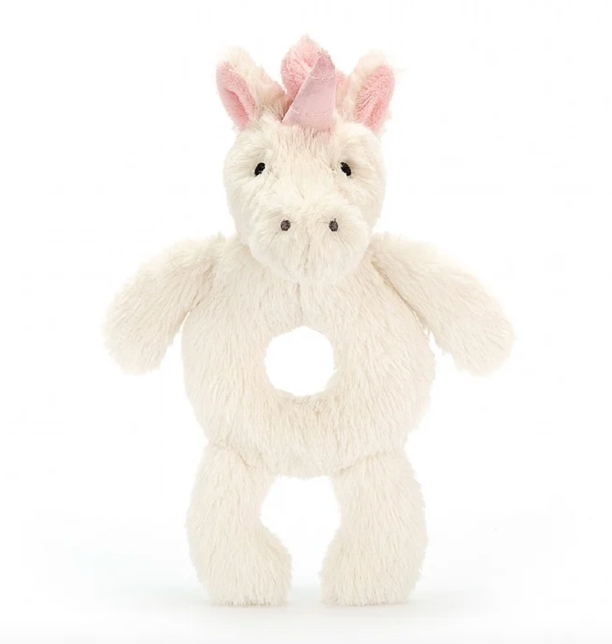 Bashful Unicorn Ring Rattle