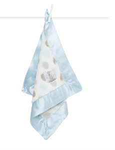 Little Giraffe Luxe Blanky - Blue Dot