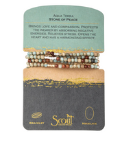 Load image into Gallery viewer, Stone Wrap: Aqua Terra - Stone of Peace
