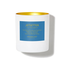 Load image into Gallery viewer, Jetsetter - White/Gold 8oz Coconut Wax Candle
