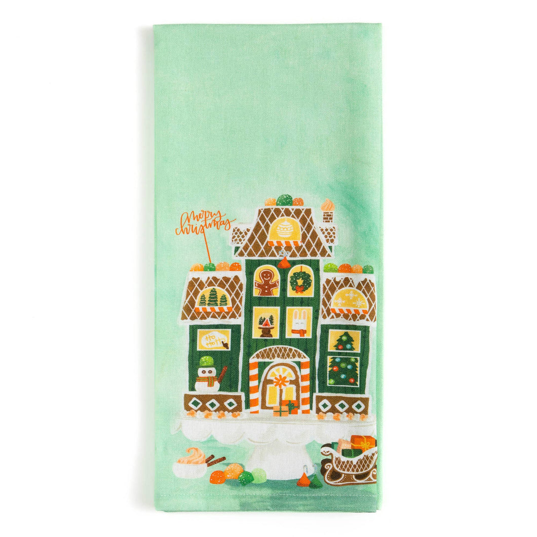 Gingerbread House Kitchen Towel