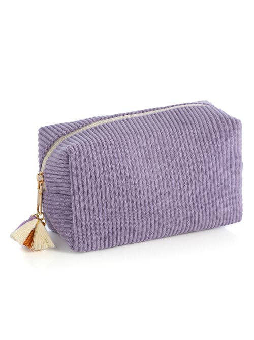 ROUX BOXY ZIP POUCH: Lilac