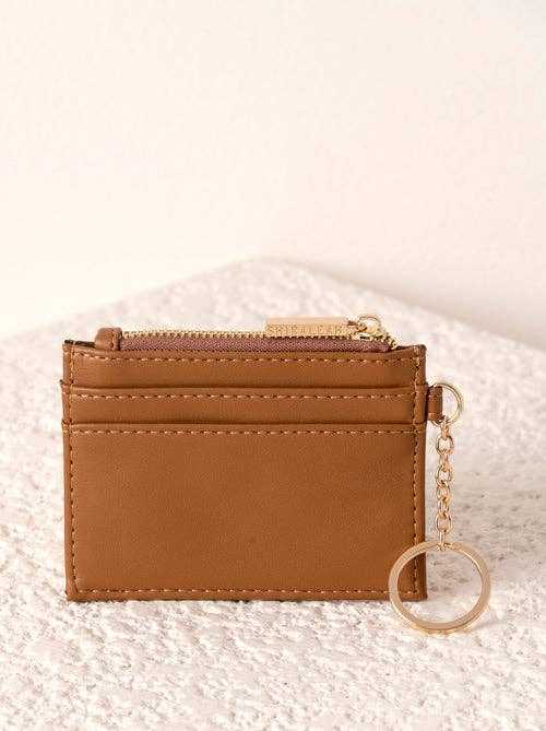 CHARLIE CARD CASE: Tan