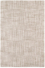 Load image into Gallery viewer, Crosshatch Ivory Micro Hooked Wool Rug
