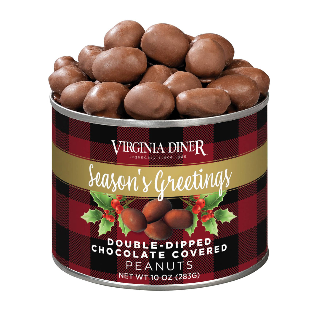 10 oz Season's Greetings Chocolate Peanuts