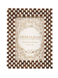 ROMA CHECK 4 X 6 PICTURE FRAME, MULTI