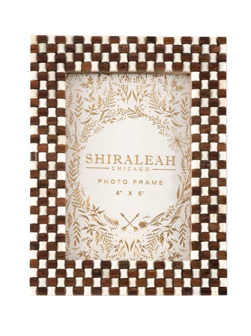 ROMA CHECK 4 X 6 PICTURE FRAME, MULTI