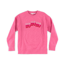 Load image into Gallery viewer, HO HO HO SWEATSHIRT, PINK: Extra-Large
