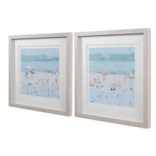 Load image into Gallery viewer, Sea Glass Sandbar Framed Prints - Set of 2
