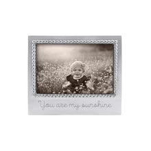 Load image into Gallery viewer, You Are My Sunshine Beaded Engraved 4x6 Frame by Mariposa
